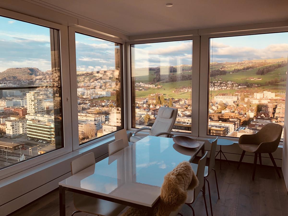 Park Tower City View Apartments Zug Exteriör bild