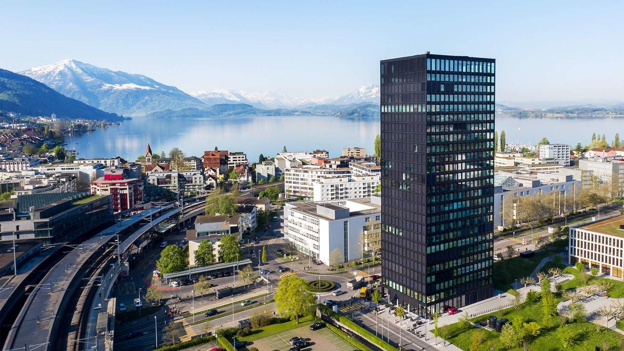 Park Tower City View Apartments Zug Exteriör bild