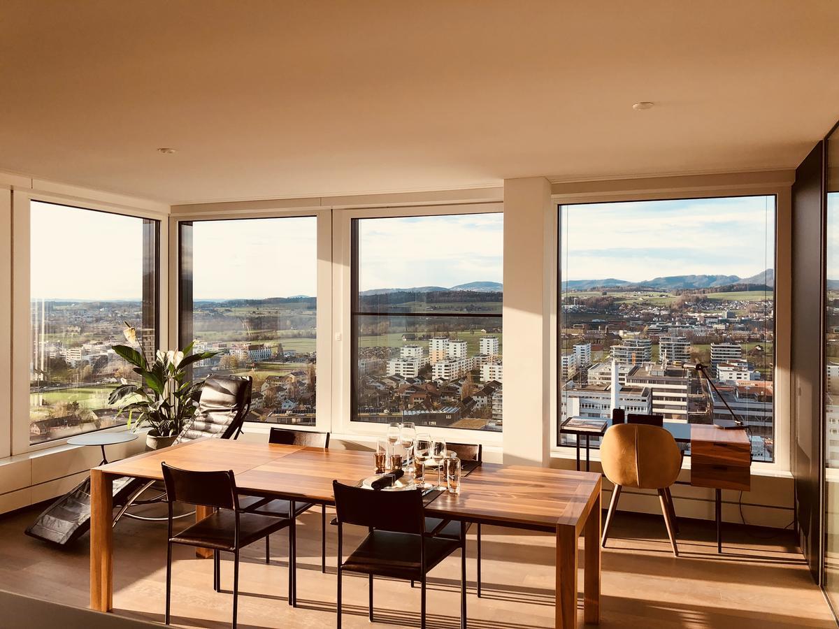 Park Tower City View Apartments Zug Exteriör bild