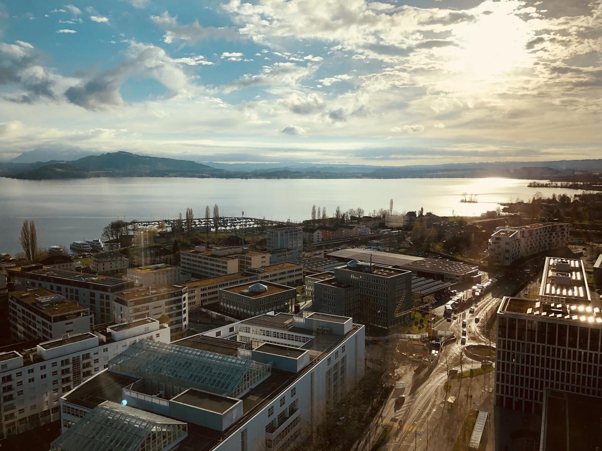 Park Tower City View Apartments Zug Exteriör bild