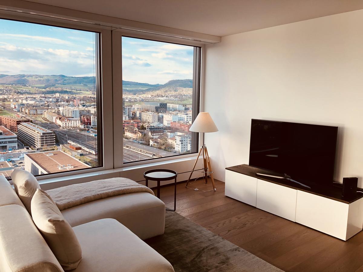 Park Tower City View Apartments Zug Exteriör bild
